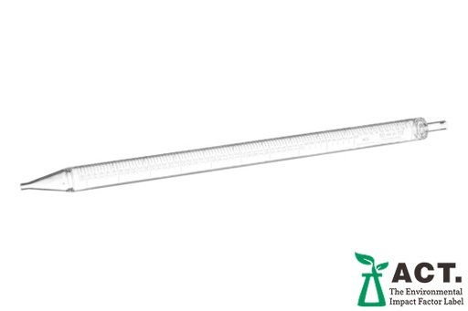 [768180] Serological Pipette, PS, 50 mL, Paper/Plastic Wrapped, Sterile, w/ 1/10 Graduations, Purple Color Code, Case of 100