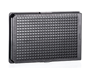 [781936] Greiner Bio-One Cell Culture Microplate 384W CellCoat Poly-L-Lysine Plate, PS, Flat Bottom, Black µClear, w/Lid