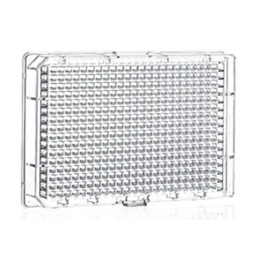 [781940] Greiner Bio-One Cell Culture Microplate 384W CellCoat Poly-D-Lysine Plate, PS, Flat Bottom, Clear, w/ Lid