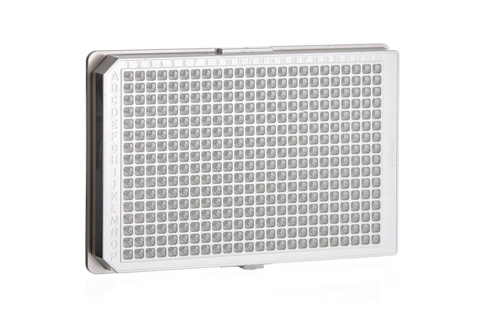 Greiner Bio-One Cell Culture Microplate 384W Advanced TC™ Plate, PS, Sterile, Flat Bottom, White µClear, w/Lid