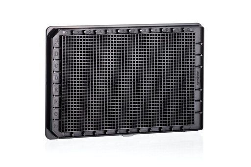 [782078] 1536W HiBase CELLSTAR Plate, TC Treated, Sterile, Flat Bottom, Black, Case of 60