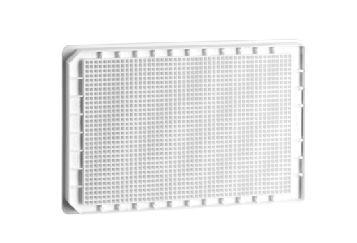 [782080] 1536W HiBase CELLSTAR Plate, TC Treated, Sterile, Flat Bottom, White, w/Lid, Case of 40