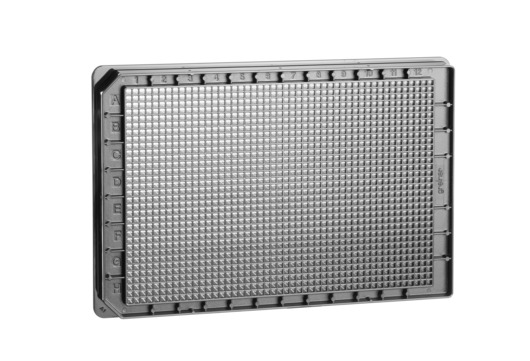 Greiner Bio-One Cell Culture Microplate 1536W HiBase CellStar Plate, TC Treated, Sterile, Flat Bottom, Black µClear