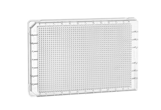 Greiner Bio-One Cell Culture Microplate 1536W HiBase CellStar Plate, TC Treated, Sterile, Flat Bottom, Clear, w/Lid