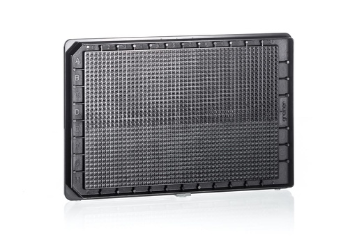 [783096] 1536W LoBase FLUOTRAC 200 Plate, PS, Medium Binding, Flat Bottom, Black uClear, Case of 60