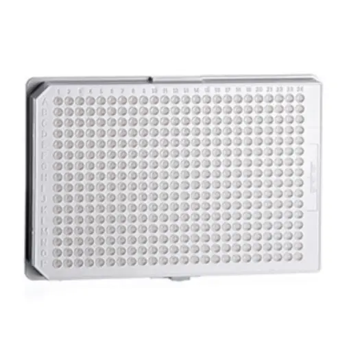 [788892] 384W Small Volume LoBase SensoPlate, PS, Sterile, 25 uL/well, Flat Bottom, Chimney Style, Black/Glass, w/Lid, Case of 16