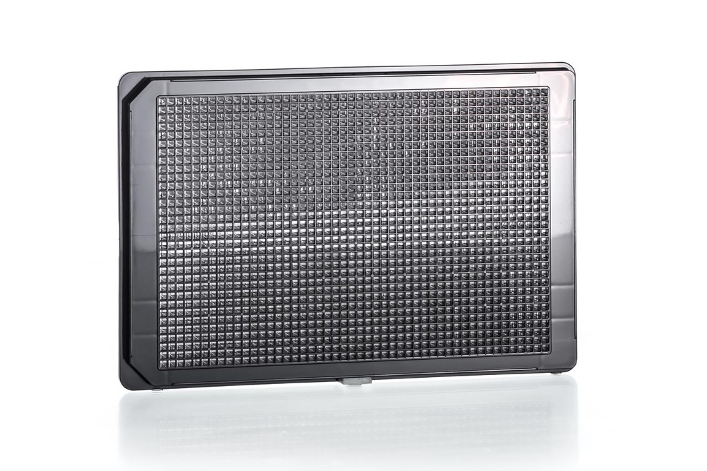 Greiner Bio-One Microplate 1536W Ultra Low Base SCREENSTAR Plate, CO, TC Treated, Sterile, Flat Bottom, Black µClear