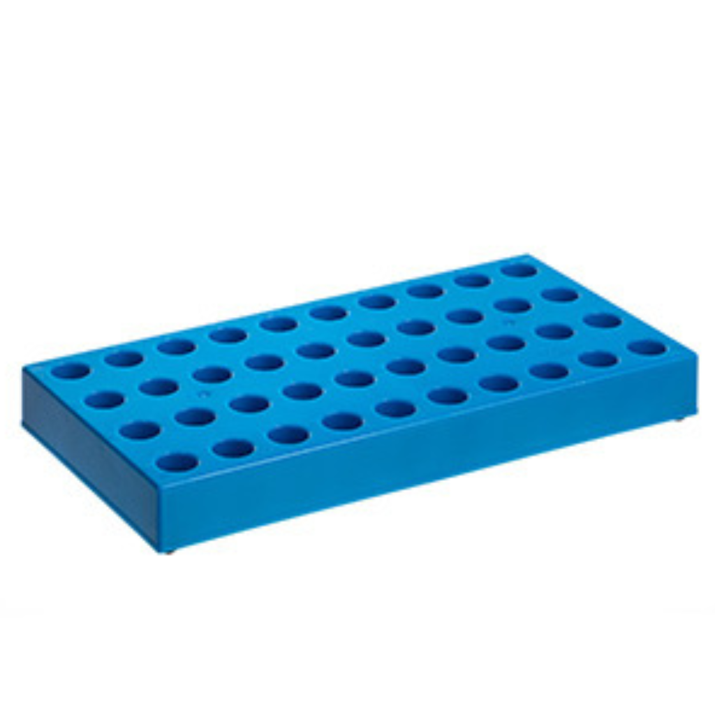 40 position Cryo.s Support Rack, PC, Starfoot Lock, 100x200x22mm, Blue, 1Ea