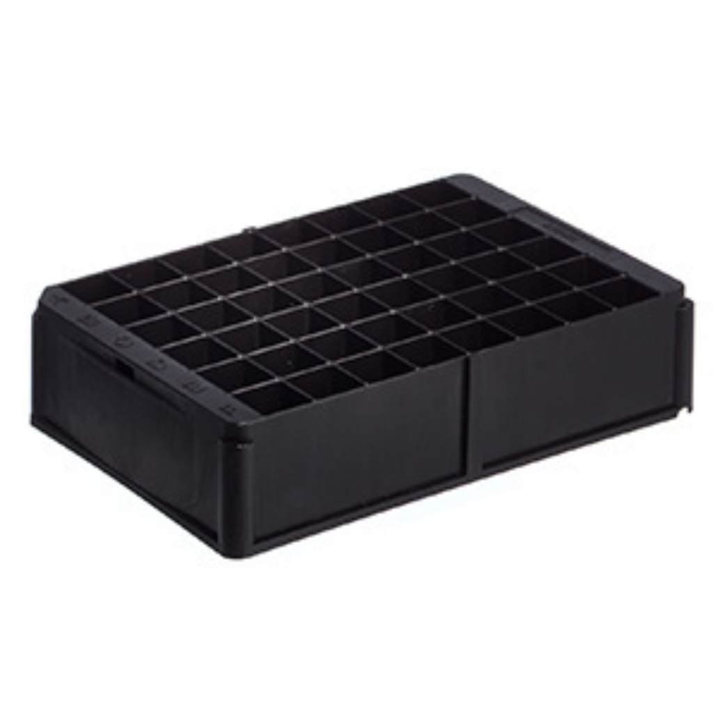 Greiner Bio-One 48-way Datamatri x RACK for 1, 2,4 & 5 ml Cryo.s, PP, Black w/No Lid