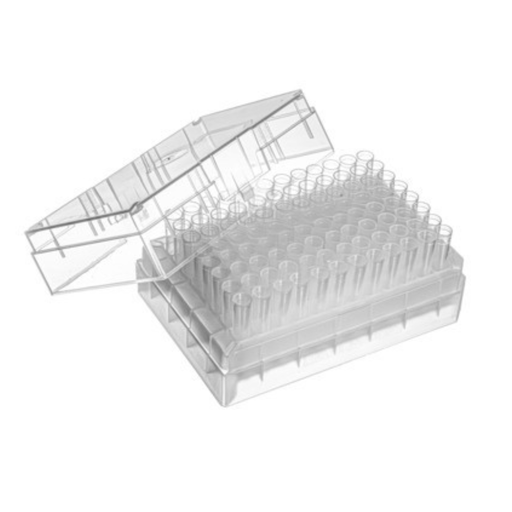 [975502] STORAGE BOX, PC, FOR 96 TUBES, ID-CARD, 1Ea