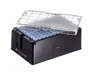 [978561] Rack with 96 natural-capped 1000ul Cryo.s, Datamatrix barcode (generic 2D sequence), sterile, Case of 960