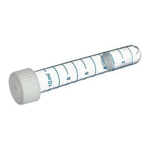 [163290P] Greiner Bio-One 12 ml Leucosep Tube w/Porous Barrier at 3 ml graduation, PP, Sterile, Round Bottom, Un-filled 163290P