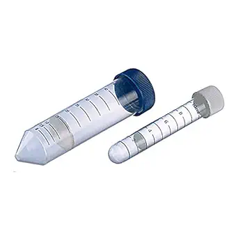 Greiner Bio-One 50 ml Leucosep Tube w/Porous Barrier at 15 ml graduation, PP, Sterile, Conical Bottom, Un-filled