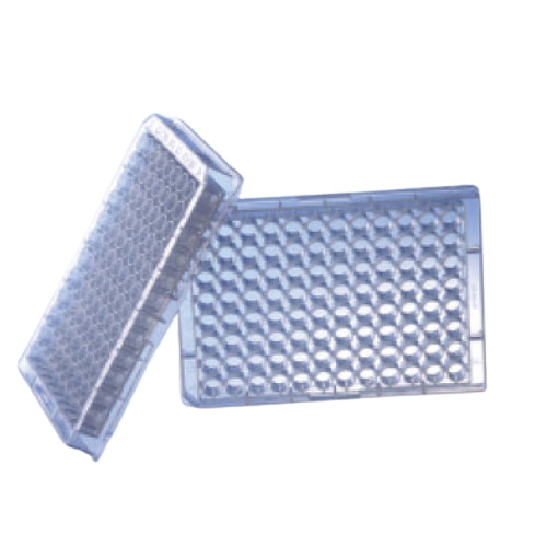 Greiner Bio-One 24W SensoPlate™, PS, Sterile, Flat Bottom, Chimney Style, Black/Glass, w/Lid