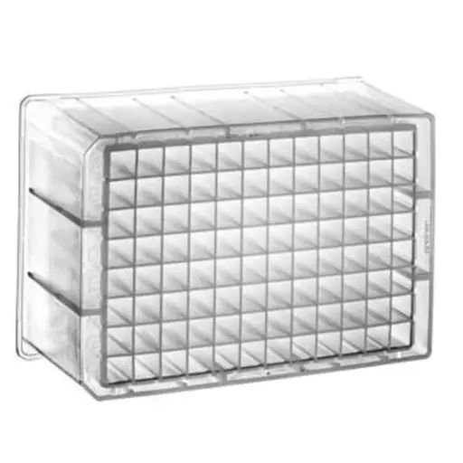 [780271-FD] 96 Deep Well MASTERBLOCK Storage Plate, PP, Sterile, 2 mL/well, Square Wells, Conical Bottom, Natural, Case of 50
