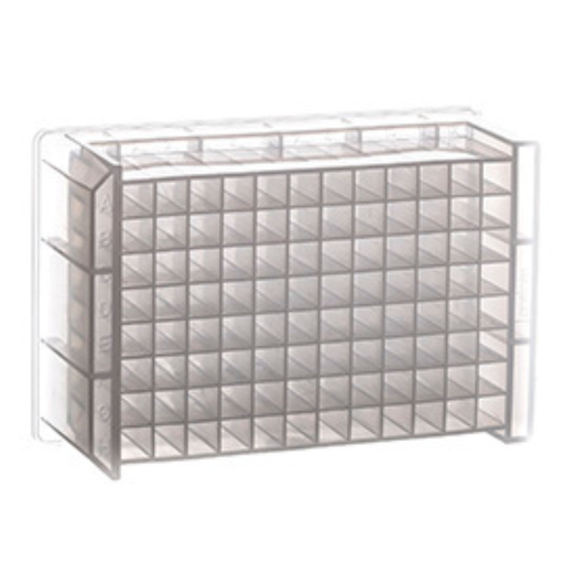 [780285-FD] 96 Deep Well MASTERBLOCK Storage Plate, PP, 2 mL/well, Square Wells, Conical Bottom, Natural, Case of 50