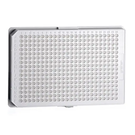 [784075-25] 384W Small Volume HiBase LUMITRAC 200 Plate, PS, Medium Binding, 30 uL/well, Flat Bottom, White, Case of 150