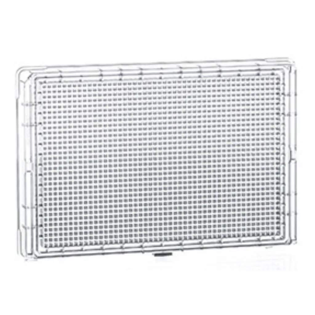 1536W Novartis Acoustic Dispensing Microplate, CO, De-ionized Packaging, Flat Bottom, Clear, Case of 60