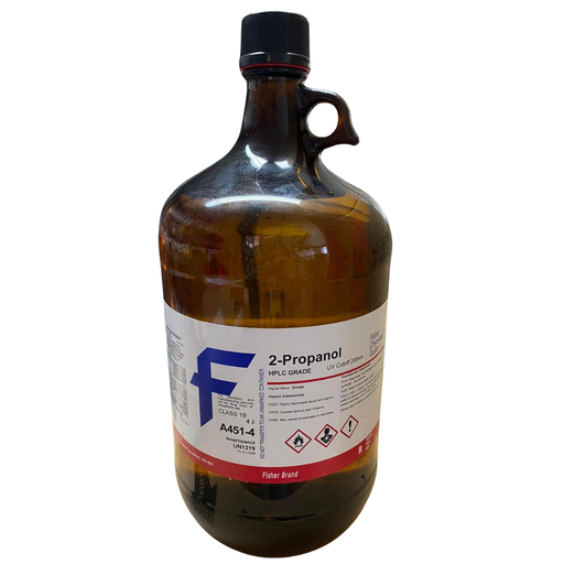 [A451-4] 2-Propanol (HPLC), Fisher Chemical, Case of 4 X 4L