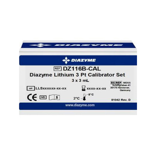 [DZ116B-CAL] Diazyme Enzymatic Lithium Five Level Calibration Set