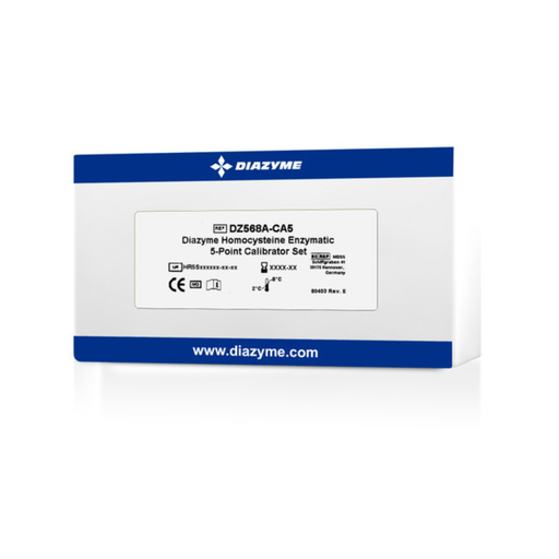 [DZ568A-CA5] Diazyme Five level Calibrator Set (liquid), Cal: 5 x 3 ml vial