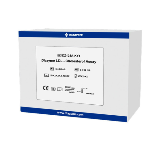 [DZ128A-KY1] Diazyme LDL-Cholesterol test kit (liquid stable), R1: 5 x 56 ml R2: 2 x 50 ml