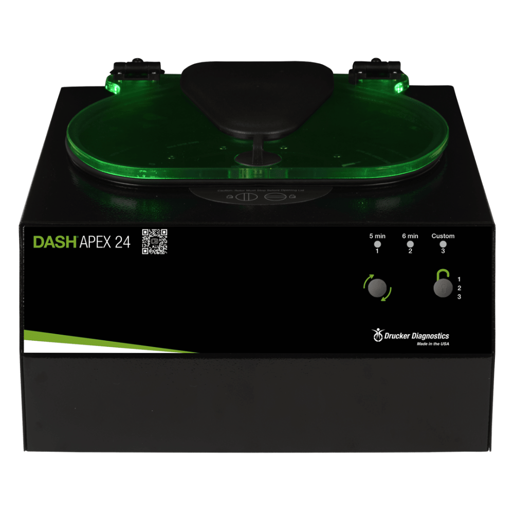 Drucker Diagnostics Model DASH Apex 24 Horizontal Centrifuge