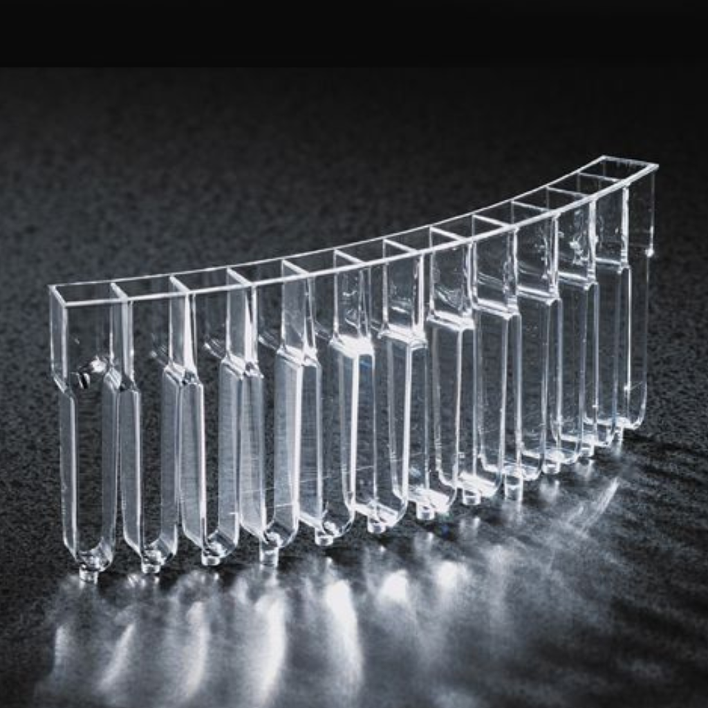 Globe Scientific 5120 COBAS MIRA: Cuvette, for use with Cobas Mira, Mira S, Mira Plus and Horiba ABX Mira Plus analyzers, Individually Wrapped, 50/Box, 10 Boxes/Unit