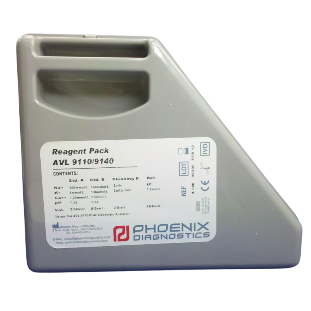 4-140, Reagent Cal Pack for AVL 9140, 9100 ISE, 9140 Reagent Cal Pack