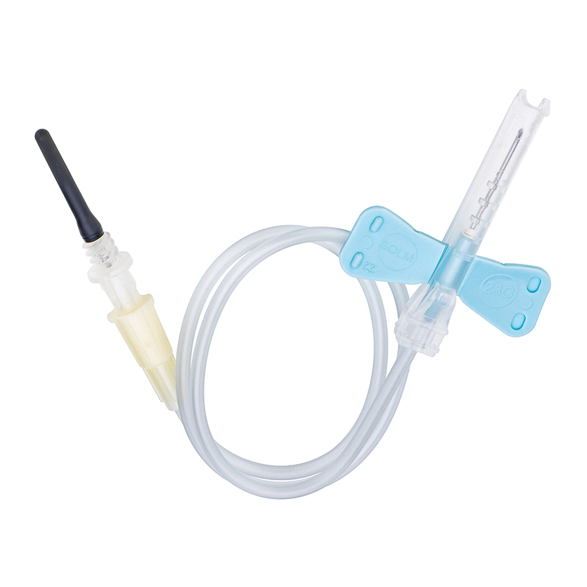 SOL-CARE Safety Blood Collection Needle, 23GX3/4X12 in. Case of 200