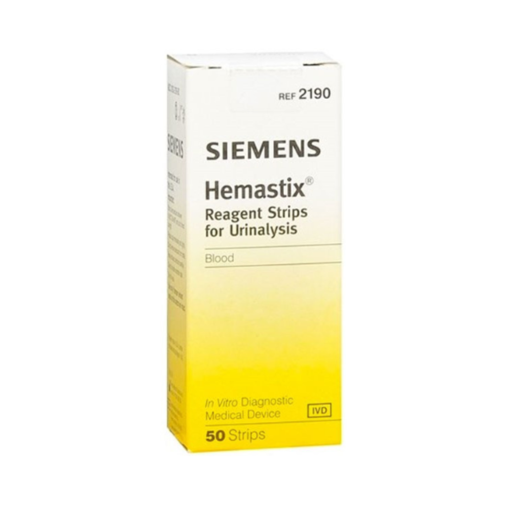 Siemens 2190 Hemastix® Reagent Strips, CLIA Waived, Bottle of 50