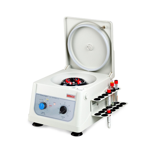 [C858H-N] PowerSpin LX with 8 Place Rotor, variable speed 300 - 4,000 RPM, 30 min timer, 8x10ml capacity, 110 V with 18 Place Tube Holdster Rack